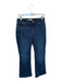Madewell Size 28P Dark Wash Cotton Mid Rise Bootcut Cropped Jeans Dark Wash / 28P