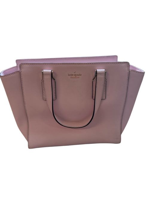 Kate Spade Baby Pink Leather Top Handles Crossbody Strap Structured Bag Baby Pink / M