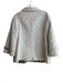 Burberry Size Est S/M White Polyester Quilted Pockets Gold Hardware Coat White / Est S/M