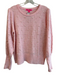 Lily Pulitzer Size L Pink No Fabric Tag Knit Round Neck Pearls Sweater Pink / L