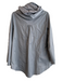 Ciao Milano Size M Grey Cotton Blend Hood Zip Up silver hardware Jacket Grey / M