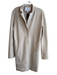 Carolina Belle Size M Beige Nylon Blend Snap Button Long Sleeve Stretch Jacket Beige / M