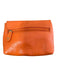 Rowallan Tangerine Leather Cross Body Gold Hardware Lock Clasp Zip Pocket Bag Tangerine / S