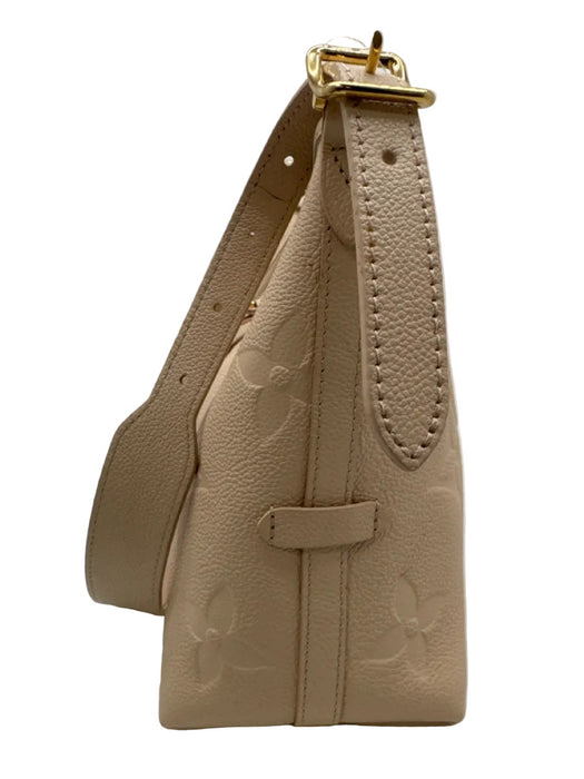 Louis Vuitton Beige Leather Embossed Monogram Empreinte Pouch Inc. Bag