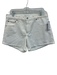 Abercrombie & Fitch Size 30 White Denim Button & Zip A Line Mid Rise Shorts White / 30