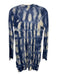 Piazza Sempione Size M Blue & White Cashmere & Silk Long Sleeve Sweater Blue & White / M