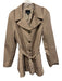 Cynthia Rowley Size XL Dark Gray Polyester Long Sleeve Button Up Collar Jacket Dark Gray / XL