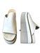 Naked Feet Shoe Size 10 Bone Leather Platform Mules Bone / 10
