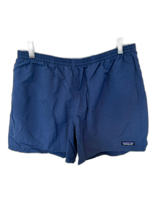 Patagonia Size L Navy Nylon Drawstring Athletic Men's Shorts Navy / L