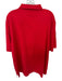 Peter Millar Size XL Red Polyester Blend UGA Quarter Button Athletic Men's Polo Red / XL