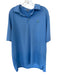 Peter Millar Size XL Blue Polyester Blend Quarter Button Athletic Men's Polo Blue / XL
