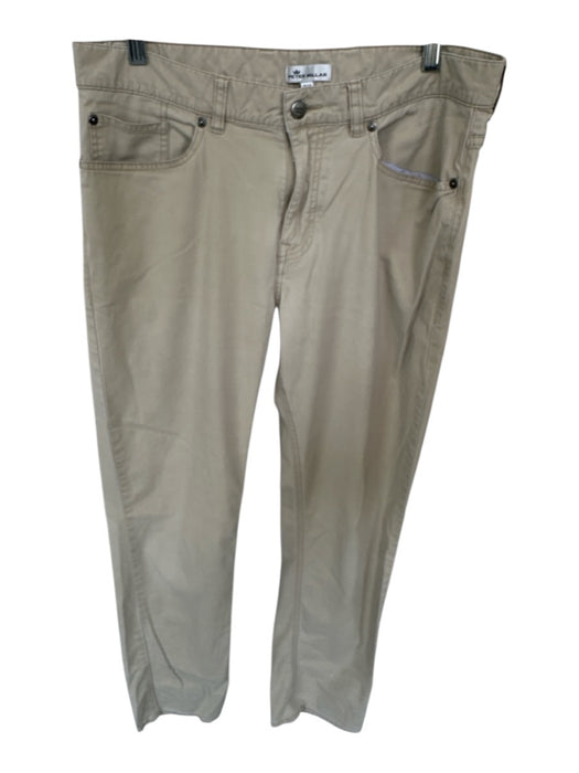 Peter Millar Size 35/34 Light Khaki Pima Cotton Zip Fly Men's Pants Light Khaki / 35/34