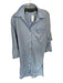 Zara Size M Light Blue Cotton Button Up Half Sleeve Collar Midi Dress Light Blue / M