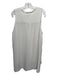 Eileen Fisher Size XL Gray Silk round split neck Sleeveless Button Front Top Gray / XL