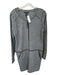 Chelsea & Theodore Size L Gray Polyester Blend Long Sleeve Heathered Dress Gray / L