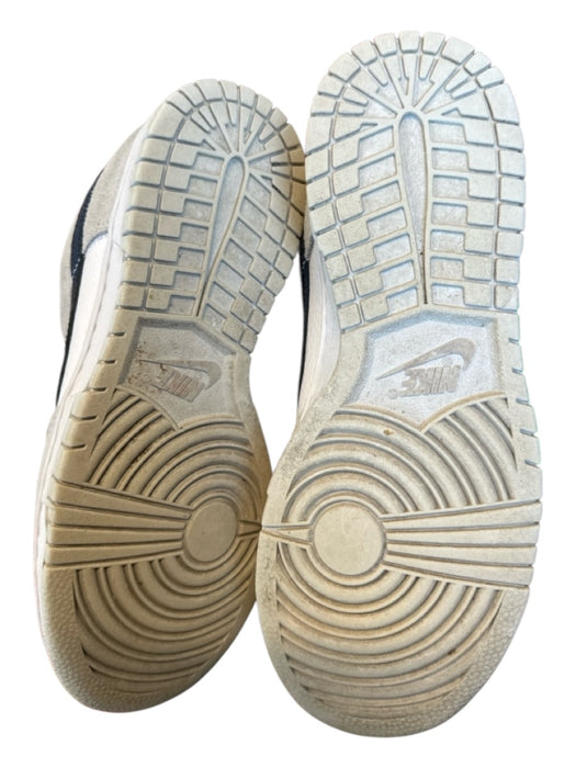 Nike Shoe Size 5.5 Gray & Navy Leather & Suede Perforated Athletic Sneakers Gray & Navy / 5.5