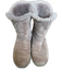 Ugg Shoe Size 8 Gray Suede Shearling Lined Boots Gray / 8