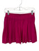 Alo Size M Magenta Polyester Blend Waist Band Pleated Athletic Skort Magenta / M