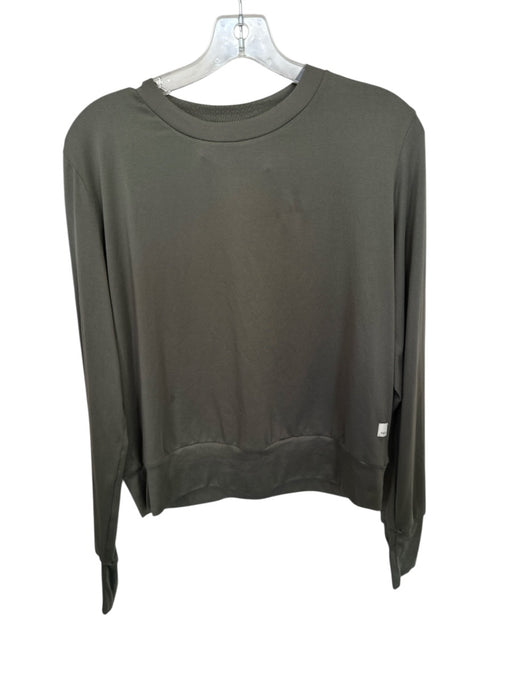 Vuori Size M Olive Green Polyester Blend Long Sleeve Athletic Top Olive Green / M
