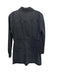 Zara Size M Black & Silver Cotton Blend Long Sleeve Rhinestone Button Down Dress Black & Silver / M