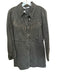 Zara Size M Black & Silver Cotton Blend Long Sleeve Rhinestone Button Down Dress Black & Silver / M