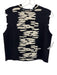 Kerisma Size S/M Black & White Polyester & Viscose Sleeveless Abstract Knit Top Black & White / S/M