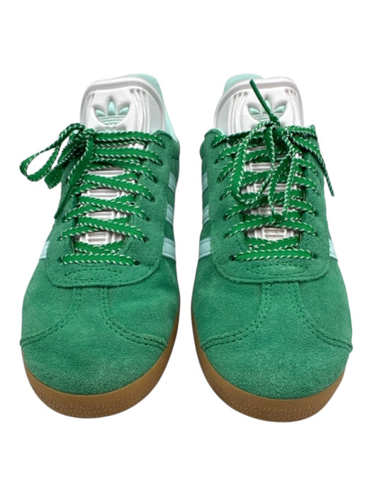 Adidas Shoe Size 7 Green & Light Blue Suede leather Low Top Gazelle Sneakers Green & Light Blue / 7