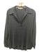 Tibi Size XS Navy Blue Triacetate Blend Elastic Waist Collared Top Navy Blue / XS