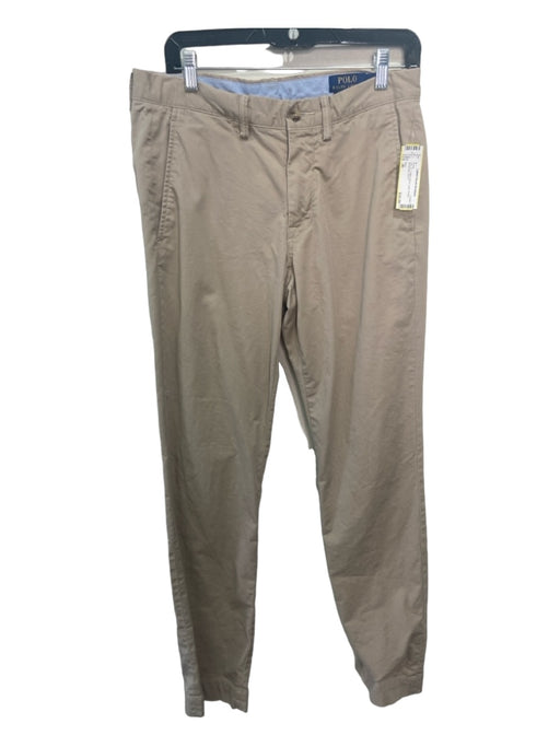 Polo Size 30 Tan Cotton Blend Solid Khakis Men's Pants 30