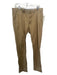 Polo Size 34 Dark Tan Cotton Blend Solid Khakis Men's Pants 34