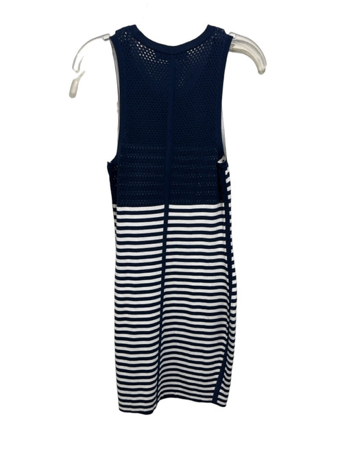 Rag & Bone Size XS Navy Blue & White Viscose Blend Striped Tank Dress Navy Blue & White / XS