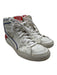 Golden Goose Shoe Size 42 White, Blue, Red Leather Upper Lace Up Star Sneakers White, Blue, Red / 42
