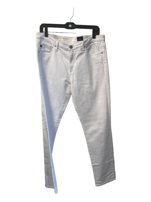 Adriano Goldschmied Size 31 White Cotton Blend 5 Button  Cliquetis Jeans White / 31