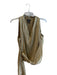 Lafayette 148 Size 10 Champagne Silk Blend Sleeveless Shimmer Tie Waist Top Champagne / 10