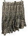 Elliatt Size M Black & White Polyester Elastic Waist Floral Paisley Tiered Skirt Black & White / M