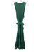 Veronica Beard Size M Green Cotton Ribbed Sleeveless Dress Green / M