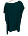 Anna Cate Size M Green Polyester Wide Neck Short Sleeve Tunic Knee length Dress Green / M