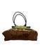 Il Lane Black & Multi Leather Shoulder Strap Embroidered Bag Black & Multi