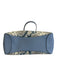 Kate Spade Blue & White Leather Snake Embossed Shoulder Strap Magnetic Close Bag Blue & White