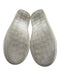 Karl Lagerfeld Shoe Size 37 White & Multi Leather Upper Metallic Stripe Sneakers White & Multi / 37