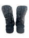 Ugg Shoe Size 6 Black shearling Round Toe Sequinned Ankle Booties Black / 6