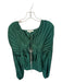 Wayf Size XS Forest Green Polyester Long Sleeve Acordian Rhinestone Top Forest Green / XS