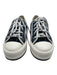 Christian Dior Shoe Size 39 Blue Textile & Leather Monogram Lace Up Denim Shoes Blue / 39