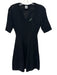 Missoni Size 38 Black Cotton Blend Ribbed Wide Neck Slip Inc Mesh Dress Black / 38
