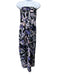 Club Monaco Size 2 Black, Purple & Multi Strapless Abstract Floral Maxi Dress Black, Purple & Multi / 2