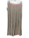 Zimmermann Size 1 Pink, Yellow & Green Viscose Blend Ribbed Elastic Waist Skirt Pink, Yellow & Green / 1