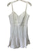 Club Monaco Size 2 White Linen Blend Straps Sweetheart Neckline Zip Close Dress White / 2