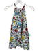 Alice + Olivia Size S White & Multi Silk Blend floral print Sleeveless Top White & Multi / S
