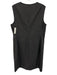 Theory Size 12 Dark Grey Wool Blend Zip Back Sleeveless Heathered Dress Dark Grey / 12