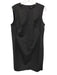 Theory Size 12 Dark Grey Wool Blend Zip Back Sleeveless Heathered Dress Dark Grey / 12
